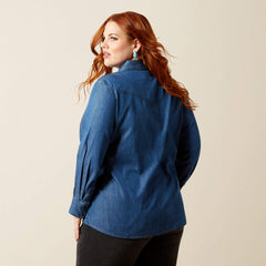 True Blue Shirt Women - VINTAGE INDIGO