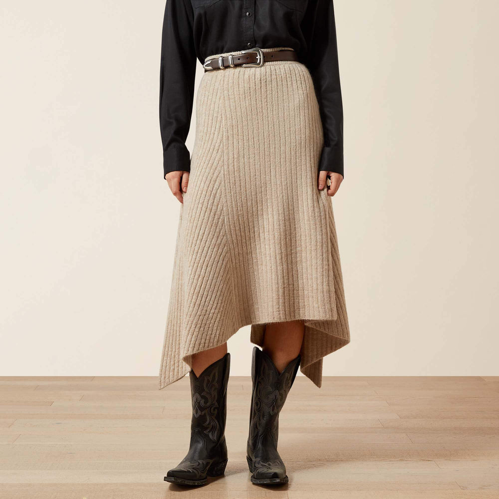 Juno Sweater Skirt Women - OATMEAL HEATHER