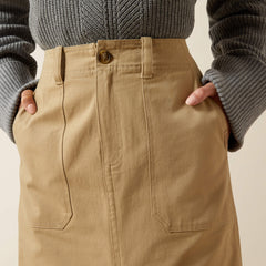 Broughton Skirt Women - FRENCH KHAKI