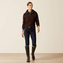 Alamere Sweater Women - COFFEE BEAN