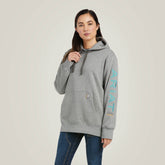 Rebar Graphic Hoodie Women - HEATHER GREY
