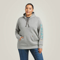 Rebar Graphic Hoodie Women - HEATHER GREY