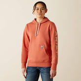 Rebar Graphic Hoodie Women - ARAGON HEATHER/CAMEO