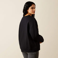 Outlaw Oversized Sweatshirt Women - BLACK