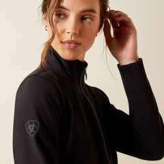 Boreas Full Zip Sweatshirt Women - BLACK
