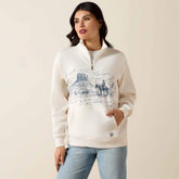 Traveler 1/2 Zip Sweatshirt Women - SEA SALT