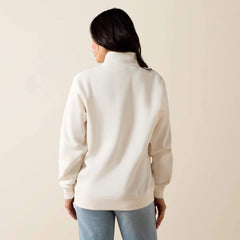 Traveler 1/2 Zip Sweatshirt Women - SEA SALT