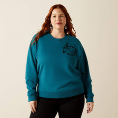 Essential Sendero West is Best Sweatshirt Women - DRAGONFLY