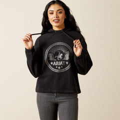 Essential Hoodie Women - BLACK
