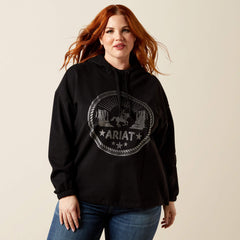 Essential Hoodie Women - BLACK