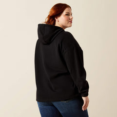 Essential Hoodie Women - BLACK