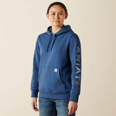 Rebar Graphic Hoodie Women - ENSIGN BLUE/ENDLESS SKY