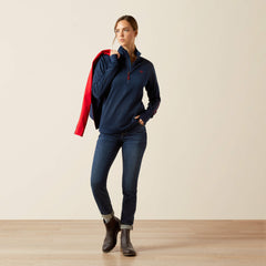 Team EQ 1/2 Zip Pullover Women - NAVY