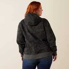 Snake Sheen Hoodie Women - TONAL SNAKE