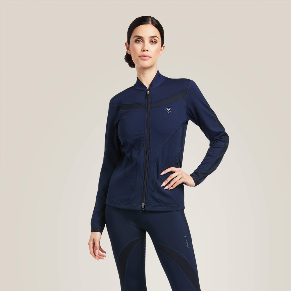 Ascent Full Zip Sweatshirt Women - NAVY