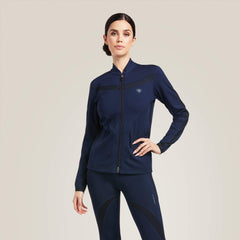 Ascent Full Zip Sweatshirt Women - NAVY