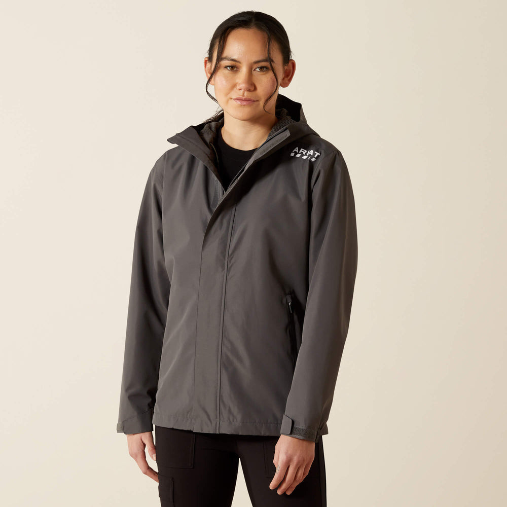 Rebar Stormshell Waterproof Jacket Women - REBAR GREY