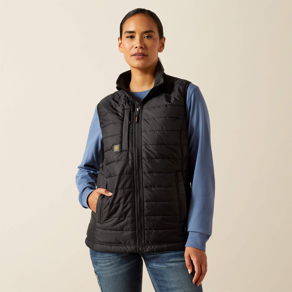 Rebar Cordura Ripstop Lightweight Insulated Vest Women - BLACK