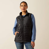 Rebar Cordura Ripstop Lightweight Insulated Vest Women - BLACK