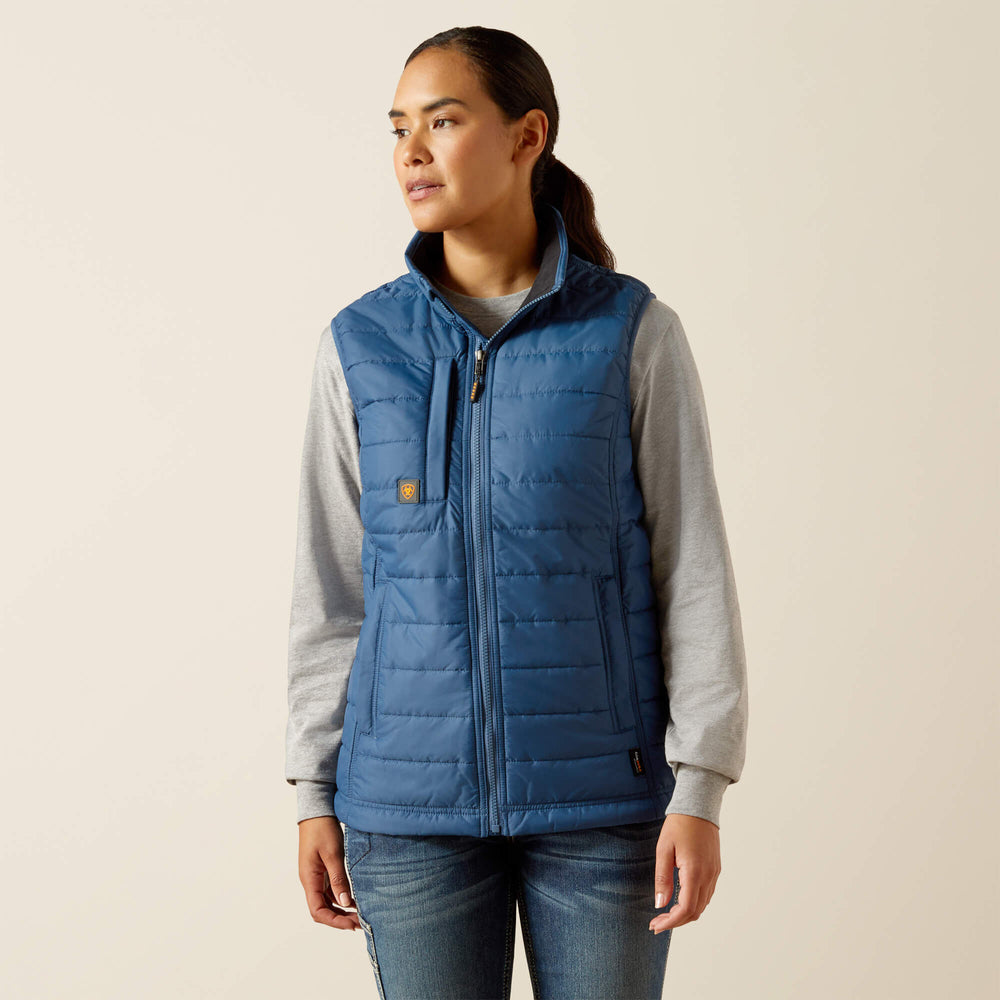 Rebar Cordura Ripstop Lightweight Insulated Vest Women - ENSIGN BLUE