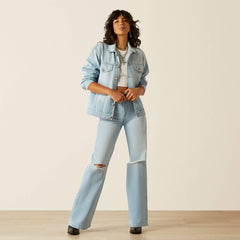 Oversized Trucker Jacket Women - ZUMA