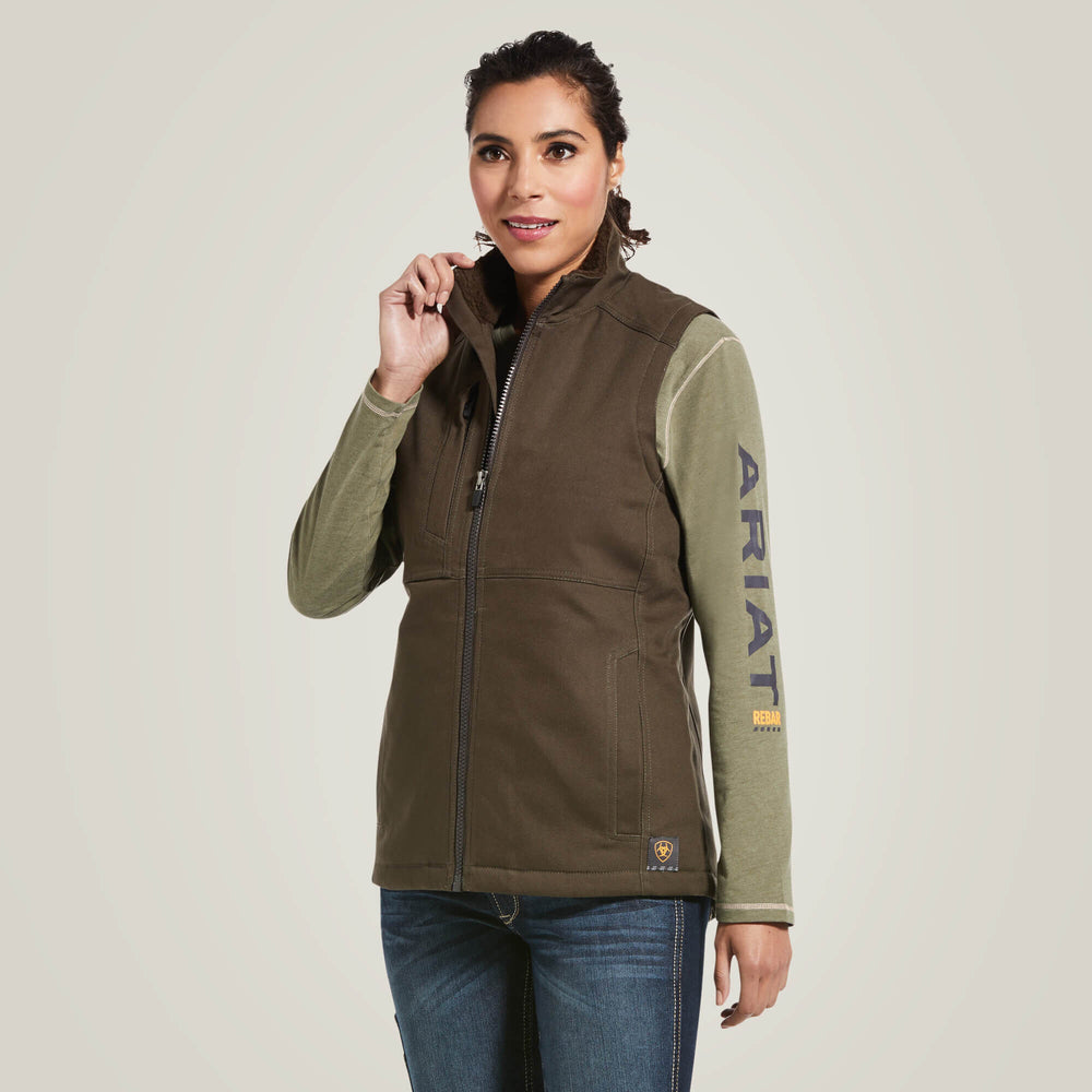 Rebar DuraCanvas Insulated Vest Women - WREN