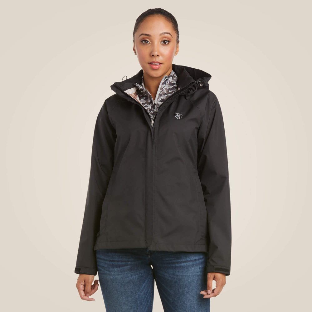 Packable Waterproof Jacket Women - BLACK