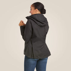 Packable Waterproof Jacket Women - BLACK