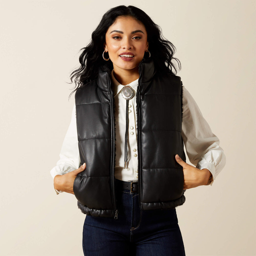 Echo Reversible Vest Women - BLACK