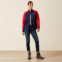 Team EQ Jacket Women - NAVYT/RED
