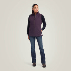 Rebar DuraCanvas Insulated Vest Women - PLUM PERFECT