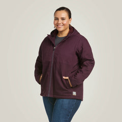 Rebar DuraCanvas Insulated Jacket Women - PLUM PERFECT