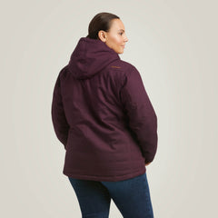 Rebar DuraCanvas Insulated Jacket Women - PLUM PERFECT