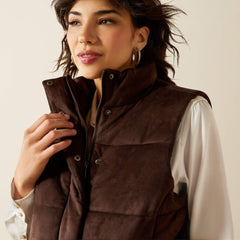 Swirls Faux Leather Vest Women - MOLE