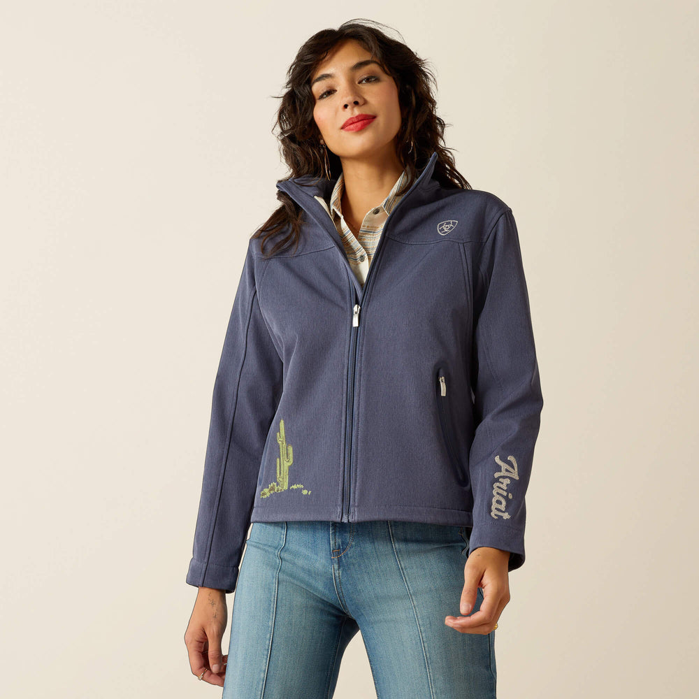 New Team Heritage Jacket Women - RIVERSIDE CHAMBRAY