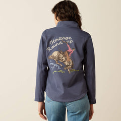 New Team Heritage Jacket Women - RIVERSIDE CHAMBRAY