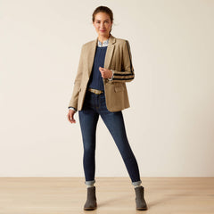 Dornie Blazer Women - CAMEL HERRINGBONE