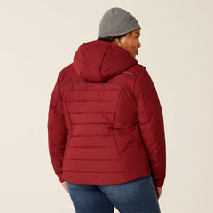 Rebar Valkyrie Stretch Canvas Insulated Jacket Women - CABERNET