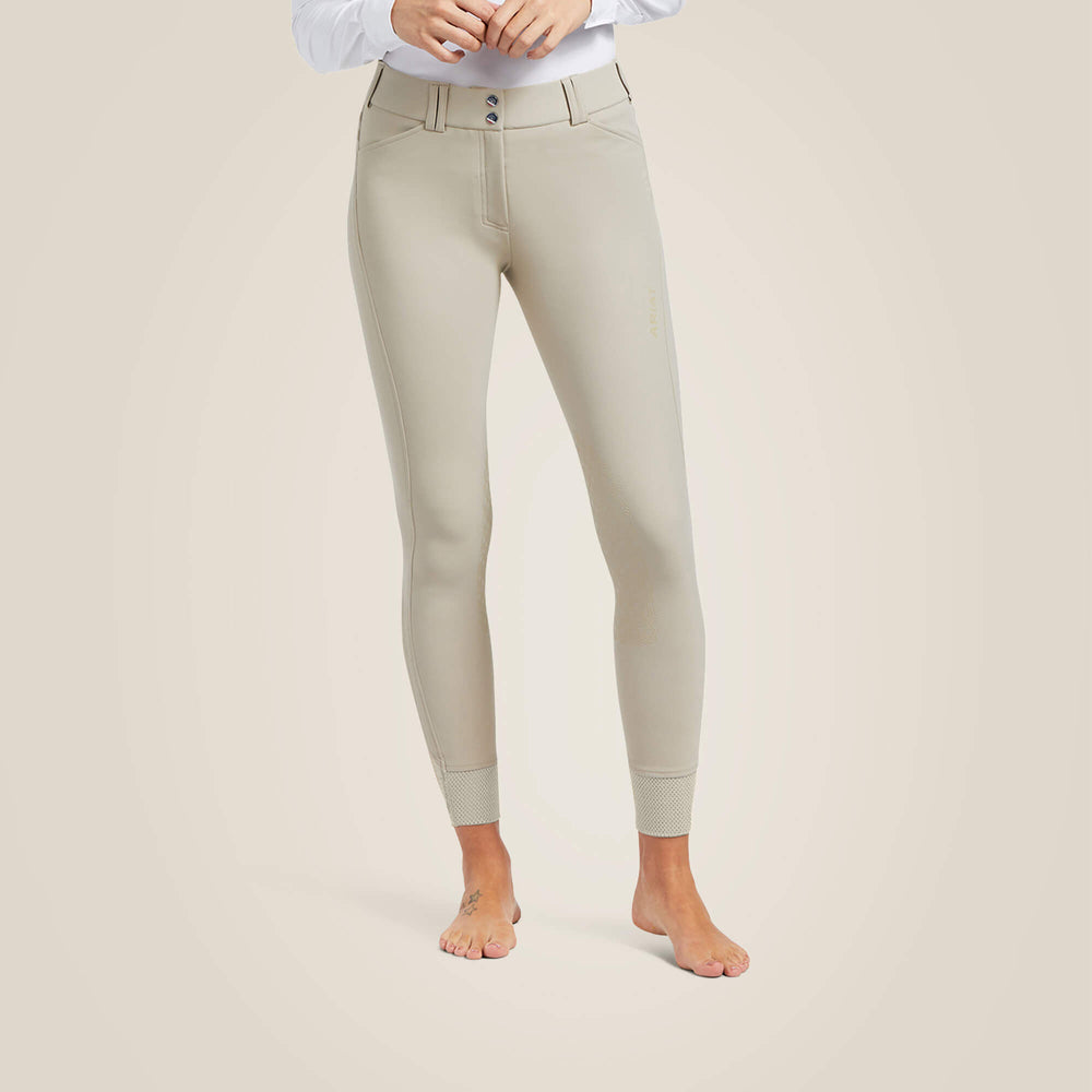 Tri Factor Grip Knee Patch Breech Women - TAN