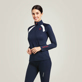 Sunstopper 2.0 Team 1/4 Zip Baselayer Women - TEAM