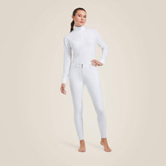 Tri Factor Grip Knee Patch Breech Women - WHITE