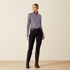 Lowell 3.0 1/4 Zip Baselayer Women - PURPLE ASH
