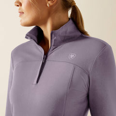 Lowell 3.0 1/4 Zip Baselayer Women - PURPLE ASH