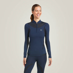Ascent 1/4 Zip Baselayer Women - NAVY