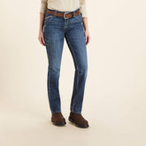 FR Perfect Rise DuraLight Stretch Cell Phone Pocket Straight Jean Women - LAZULI