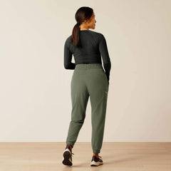 Blackwell Cargo Stretch Jogger Scrub Pant Women - OLIVE HEATHER