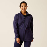 Rosalyn Utility Scrub Jacket Women - NAVY