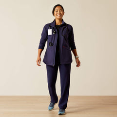 Rosalyn Utility Scrub Jacket Women - NAVY