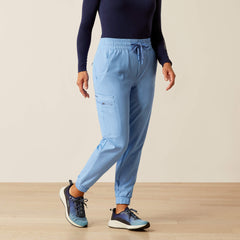 Blackwell Cargo Stretch Jogger Scrub Pant Women - LIGHT BLUE HEATHER