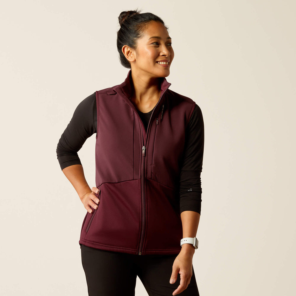 Sina Fleece Scrub Vest Women - WINETASTING
